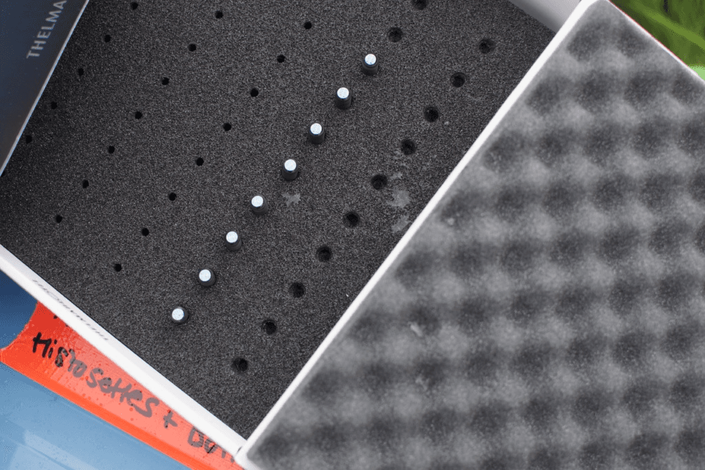 Thelma Biotel Sensor Transmitters – Photo by: Leah Strople